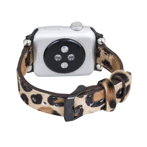 Correa delgada de cuero Foggia para Apple Watch