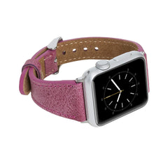 Messina Leather Slim Band Strap for Apple Watch