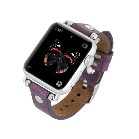 Perugia Leather Slim Band Strap for Apple Watch