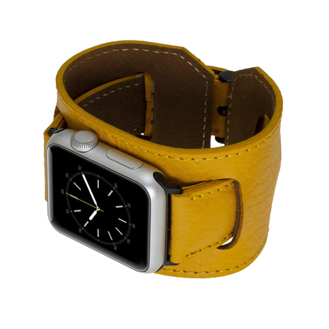 Ancona Leather Cuff Band Strap for Apple Watch