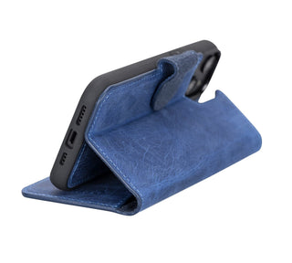 Ravenna RFID Blocking Detachable Leather Wallet Case for iPhone 14