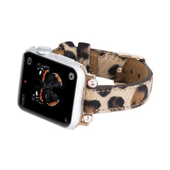 Correa delgada de cuero Foggia para Apple Watch