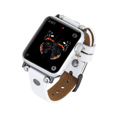 Correa delgada de cuero Perugia para Apple Watch