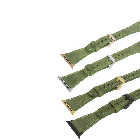 Correa delgada de cuero Messina para Apple Watch