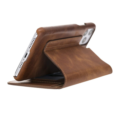 Venice RFID Blocking Leather Wallet Stand Case for iPhone 11 Pro Max