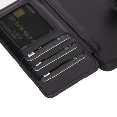 Verona Funda tipo billetera delgada de cuero con bloqueo RFID para iPhone 6S