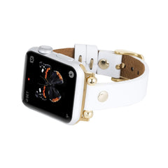 Correa delgada de cuero Perugia para Apple Watch