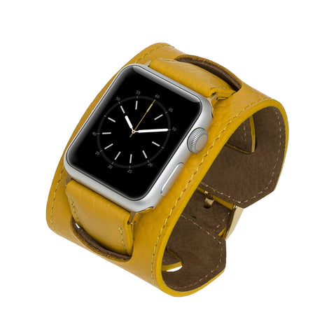 Ancona Leather Cuff Band Strap for Apple Watch