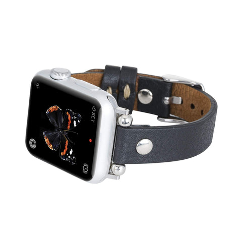 Perugia Leather Slim Band Strap for Apple Watch