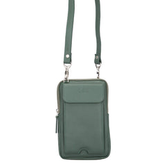 Ferrara Unisex Crossbody Leather Phone Purse