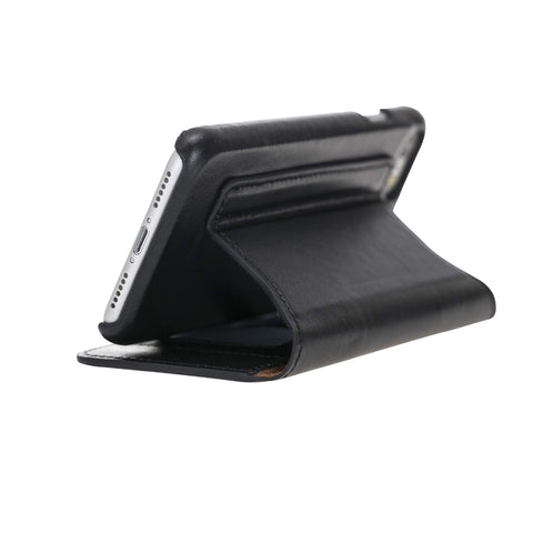 Estuche tipo billetera de cuero con bloqueo RFID Venice para iPhone 8