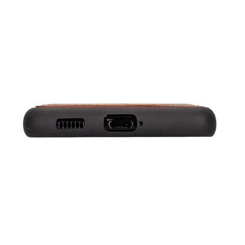 Funda de cuero Lucca Snap On para Samsung Galaxy S21