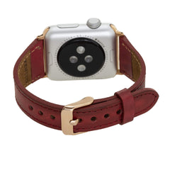 Messina Leather Slim Band Strap for Apple Watch