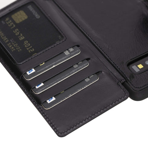 Verona RFID Blocking Leather Slim Wallet Case for Samsung Galaxy S10 Plus