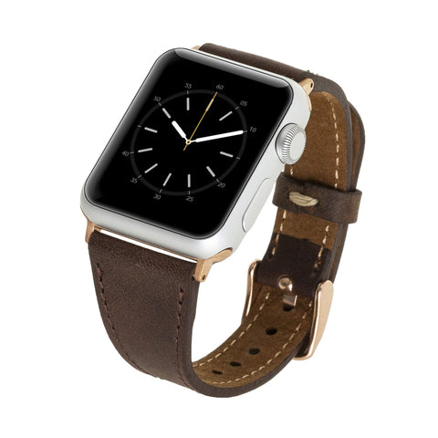 Correa delgada de cuero Messina para Apple Watch