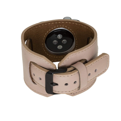 Ancona Leather Cuff Band Strap for Apple Watch