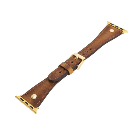 Sessa Leather Slim Band Strap for Apple Watch