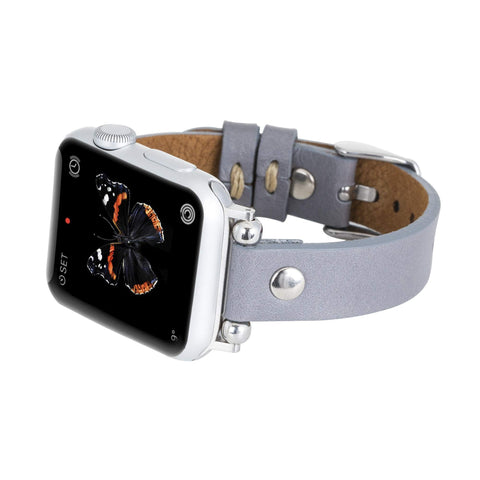 Perugia Leather Slim Band Strap for Apple Watch