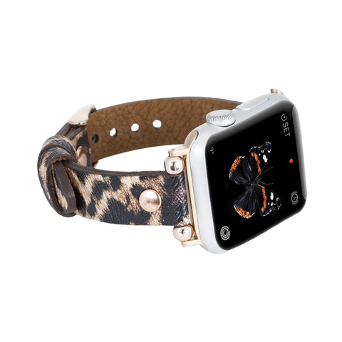 Perugia Leather Slim Band Strap for Apple Watch