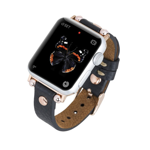 Perugia Leather Slim Band Strap for Apple Watch