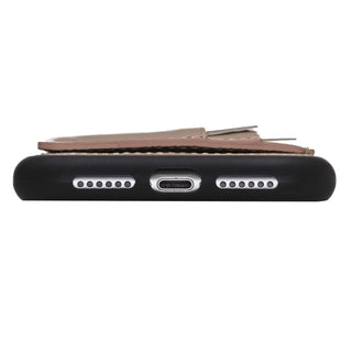 Pisa Snap On Leather Wallet Case with Stand for iPhone XR