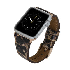 Messina Leather Slim Band Strap for Apple Watch