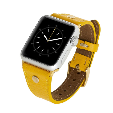 Sessa Leather Slim Band Strap for Apple Watch