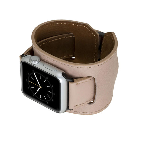 Ancona Leather Cuff Band Strap for Apple Watch
