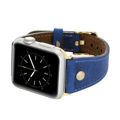 Correa delgada de cuero Sessa para Apple Watch