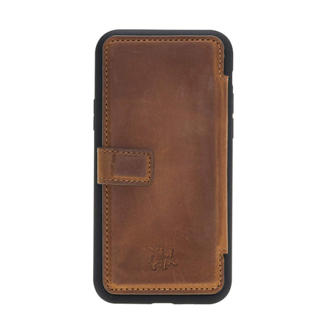 Verona Funda tipo billetera delgada de cuero con bloqueo RFID para iPhone 11 Pro Max