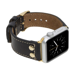 Correa de cuero Como para Apple Watch