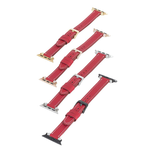 Correa delgada de cuero Foggia para Apple Watch