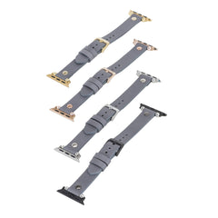 Correa delgada de cuero Perugia para Apple Watch