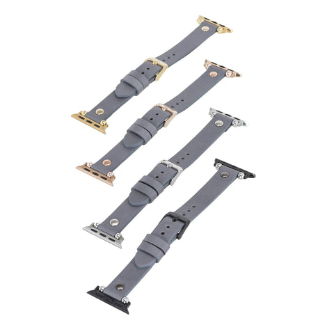 Perugia Leather Slim Band Strap for Apple Watch