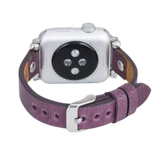 Correa delgada de cuero Perugia para Apple Watch