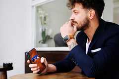 Tuscany Leather Band Strap for Apple Watch