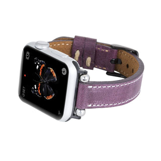 Foggia Leather Slim Band Strap for Apple Watch