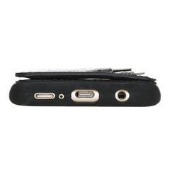 Funda tipo billetera de cuero Pisa Snap On con soporte para Samsung Galaxy S9