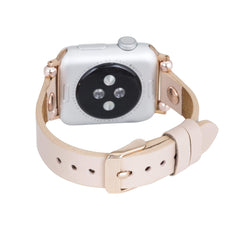 Correa delgada de cuero Perugia para Apple Watch