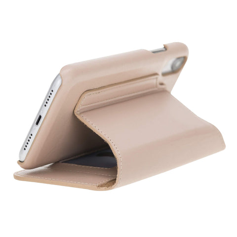 Estuche tipo billetera de cuero con bloqueo RFID Venice para iPhone XR