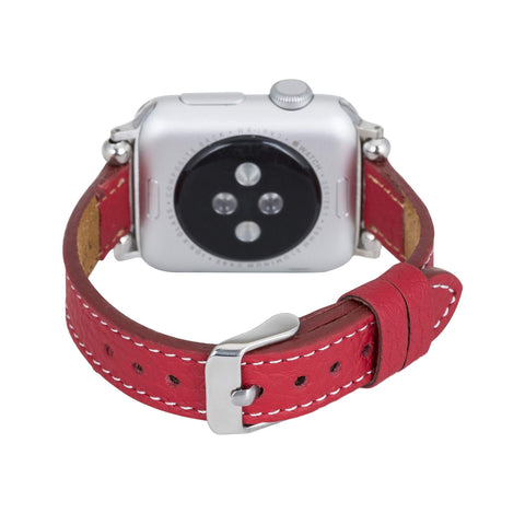 Correa delgada de cuero Foggia para Apple Watch
