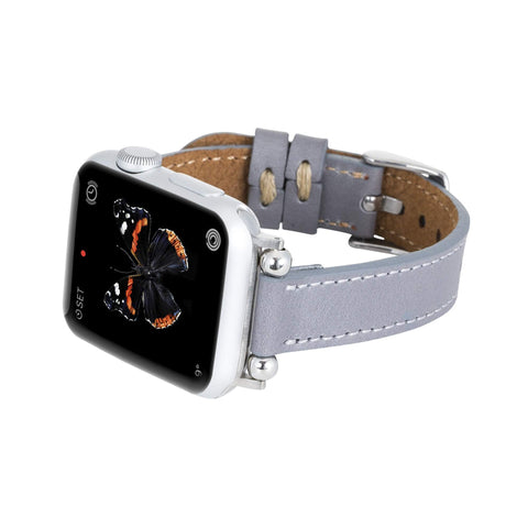 Correa delgada de cuero Foggia para Apple Watch