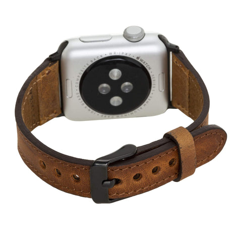 Correa delgada de cuero Messina para Apple Watch