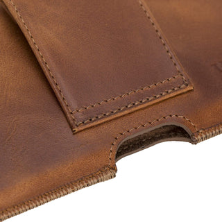 Rome Universal Leather Holster Case with Belt Loop for Smartphones