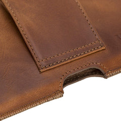 Rome Universal Leather Holster Case with Belt Loop for Smartphones