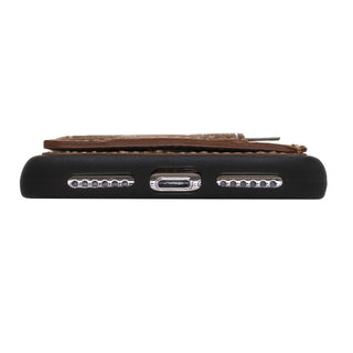 Pisa Snap On Leather Wallet Case with Stand for iPhone XR