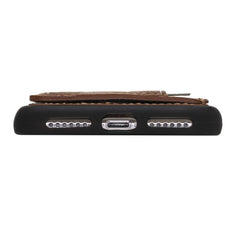 Pisa Snap On Leather Wallet Case with Stand for iPhone XR