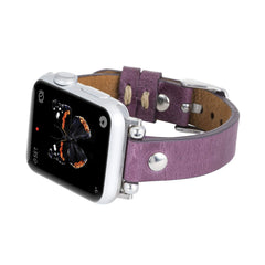 Correa delgada de cuero Perugia para Apple Watch