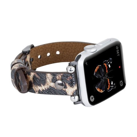 Perugia Leather Slim Band Strap for Apple Watch