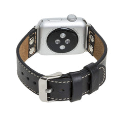 Correa de cuero Como para Apple Watch